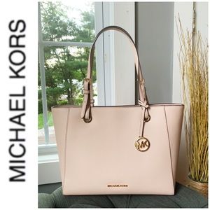 NWT authentic MK Walsh leather tote ballet